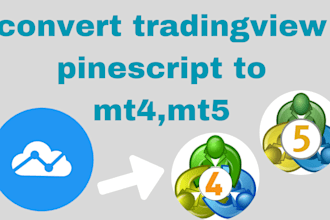 convert tradingview pinescript strategy to mt4, mt5