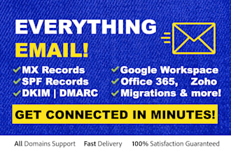 set up professional business email with domain or fix issues
