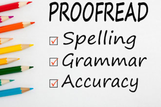 proofread and edit your script with industry level precision