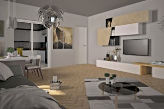 remodel residential building, interior design, kitchen, bed room, villa house