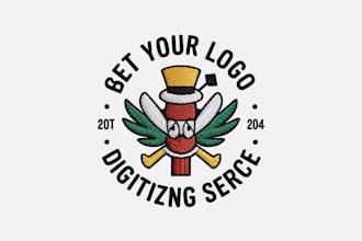 do professional embroidery digitizing design and image into dst in hour