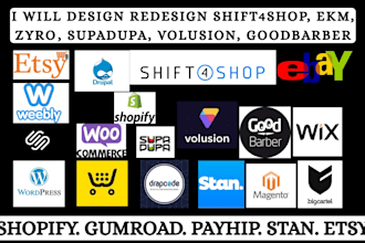 design redesign supadupa goodbarber zyro ekm pagecloud volusion website store