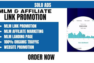 do mlm promotion, website, mlm sales funnel, mlm leads, mlm marketing, solo ads