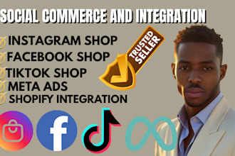 set up fb, ig and tiktok shop with meta ads for your shopify