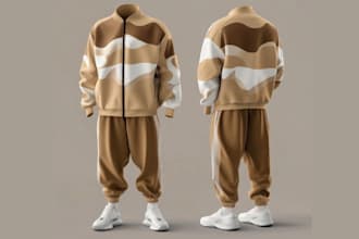 create 3d pattern, 3d garment with tech pack and realistic animation