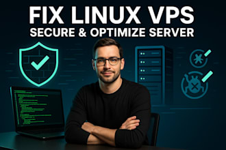 fix linux vps problems, remove errors, and secure your server like a pro
