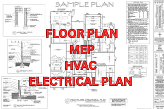 architectural drawings, electrical plan hvac mep drawing floor plan plumbing