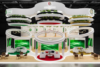 create 3d stall, 3d vista, expiation stand, both, kiosk, virtual both, 360 tour