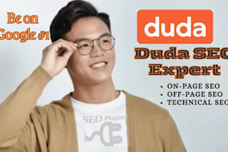 do monthly SEO optimization for showit website, duda website, or odoo website