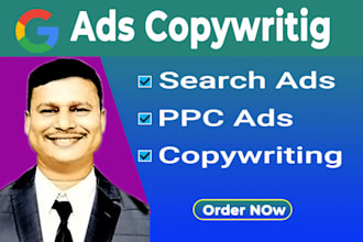 write high converting ad copy for search or PPC ads in 24hs