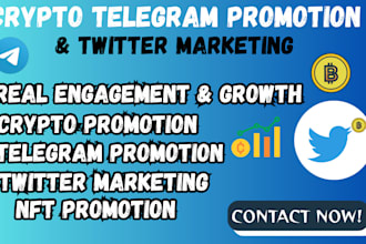 boost twitter, website, telegram, organic growth, shoutout,nft, crypto promotion
