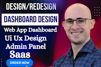 design dashboard, web app, CRM, admin panel UI UX design, software UI in figma