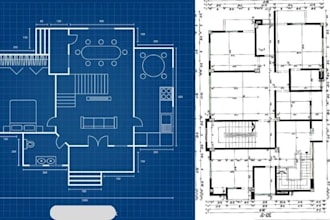 be your architect for floor plan, house permit drawings, blueprints in autocad