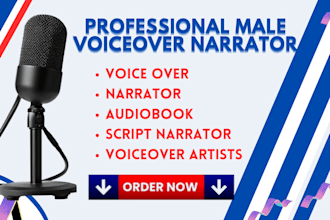 do a warm, calm audible audiobook production, audiobook narrator, text to audio