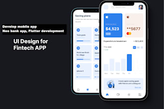 do mobile app, neobank app, fintech app, flutter developer