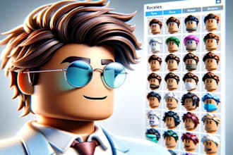 create roblox graphics, UI, and stylish avatar clothing