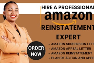 write amazon poa appeal letter to reinstate account listing