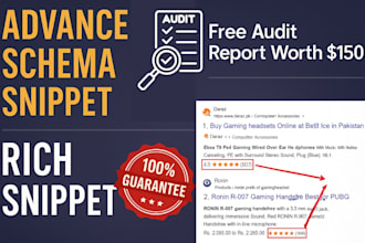 implement schema markup and structured data for rich snippets