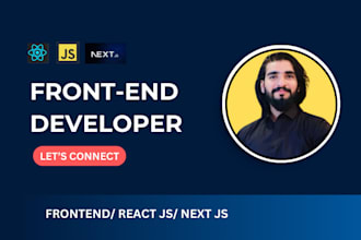 build website, full stack developer, front end develop, react js, next js