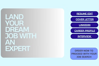 write a resume for you in any niche that will get you hired