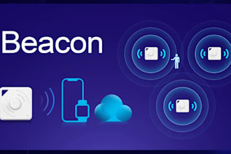 build ibeacon app, beacon app, gps app, ble app, bluetooth app, iot app