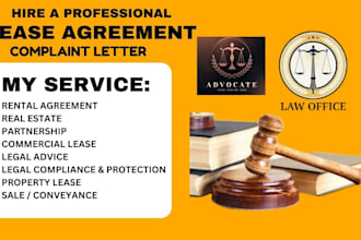 review contract real estate lease agreement rental partnership complaint letter