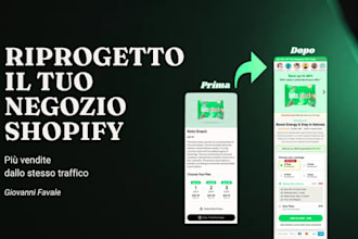 riprogetto il tuo store shopify redesign per aumentare le vendite