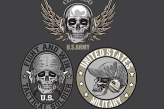 design military or army tactical logo badge patch
