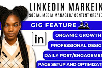 be your linkedin sales and marketing manager content creator, appointment setter
