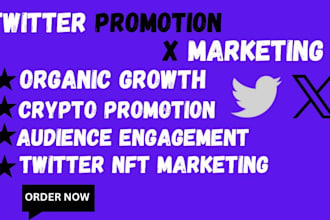 do crypto marketing, nft, cto, web3, organic growth, x twitter promotion