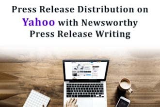 publish your press release article to 8 yahoo sites and tier 1 pr news sites