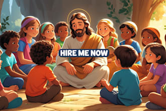 illustrate christian storybooks and bible themed childrens storybooks