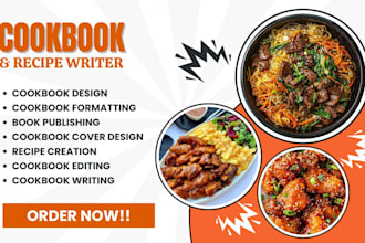write, design your cookbook, ebook formatting for recipe book, cookbook cover