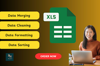 clean, merge, format, and split data in ms excel