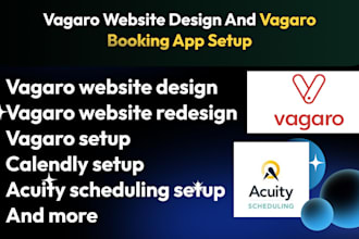 do calendly, acuity scheduling, vagaro online booking app vagaro website design