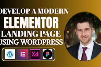 do wordpress elementor website design, elementor landing page, elementor expert