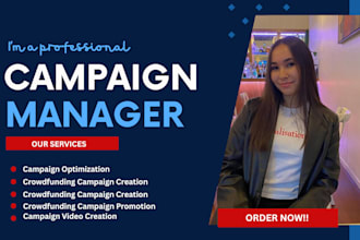 do crowdfunding campaign manager create kickstarter campaign promotion gofundme