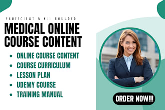 medical online course content caregiving, lesson sheet ppt slide training manual