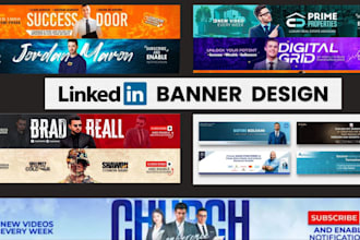 do banner design linkedin  banner design twitter header timeline cover yt banner
