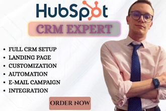 setup redesign and build hubspot CRM website design hubspot website