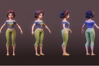professionally rig your 3d character in blender and maya