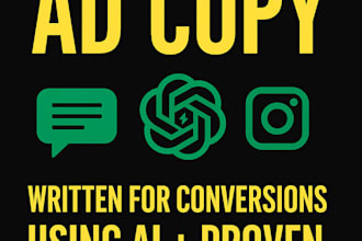 write ad copy for facebook and instagram using ai