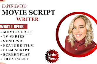 do movie script writing screenplay screenwriting TV series feature film script