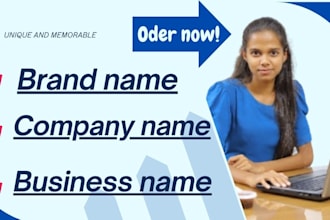 create unique business name ideas and slogans for your brand