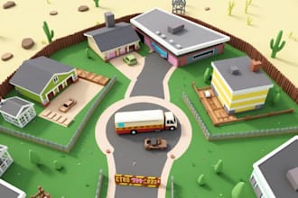 2d 3d isometric floor plan event map design site mapping vector festival permit