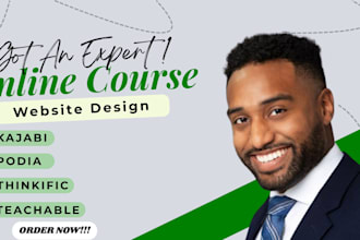 kajabi website design kajabi online course teachable thinkific podia