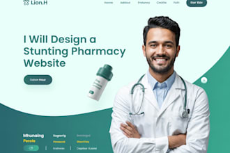 design and develop pharmacy, medical, dental, and doctor appointment website