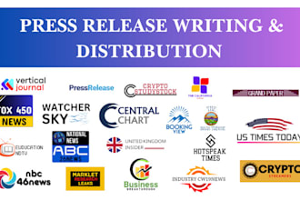 write press release distribution on top media outlets, yahoo finance