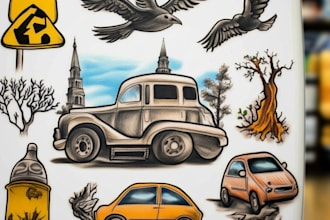 make you an exclusive tattoo design with my experience