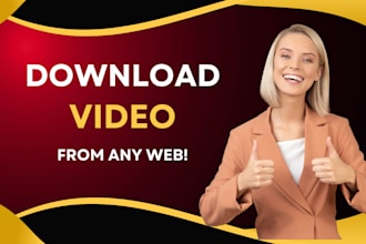 scrape the downloadable videos from various websites